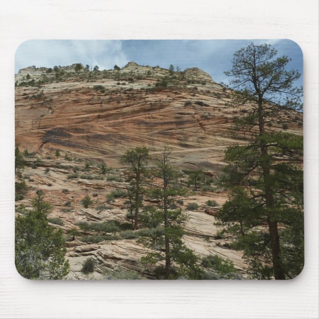 Mousepad Paredes de Rocha Desgastadas no Parque Nacional de (Frente)
