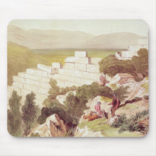 Mousepad Paredes de Samos antigo, Cephalonia, século XIX (Frente)