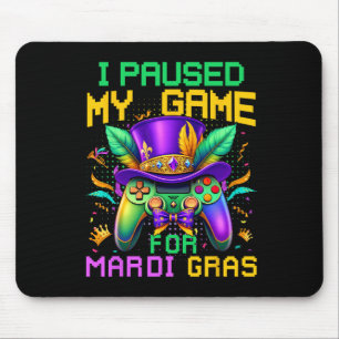 Mousepad Parei Meu Jogo Para Controle De Vídeo Do Mardi Gra