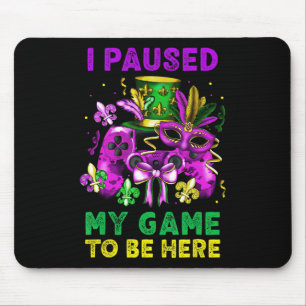 Mousepad Parei Meu Jogo Para Estar Aqui Miçangas De Jogo De