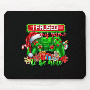 Mousepad Parei Meu Jogo Para Estar Aqui Vídeo De Natal C