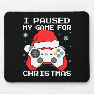 Mousepad Parei Meu Jogo Para Jogos De Retro De Natal
