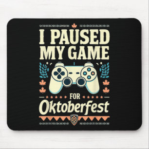 Mousepad Parei Meu Jogo Por Uma Citação Engraçada De Jogos