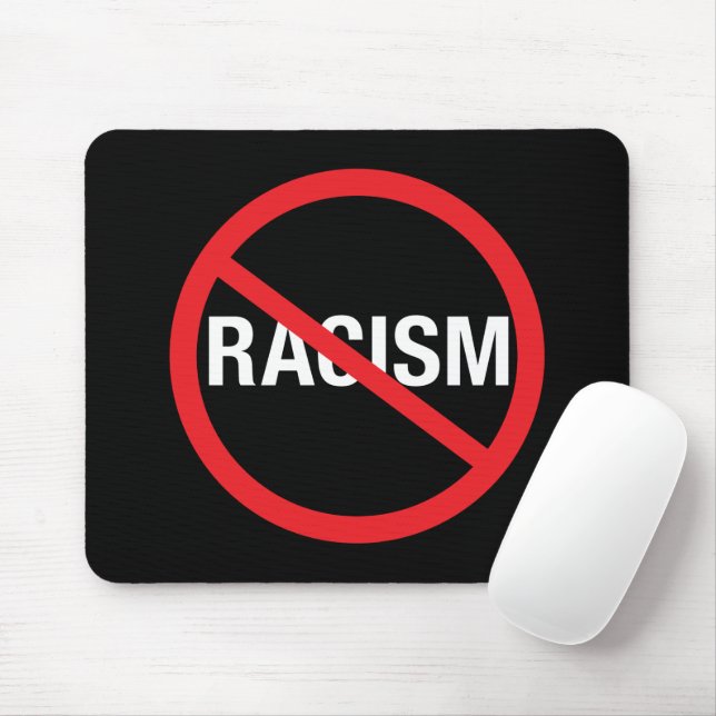 Mousepad Parem com o racismo (Com mouse)