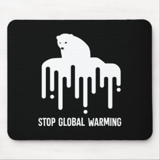 Mousepad Parem De Aquecer As Alterações Climáticas Urso Pol