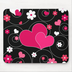 Mousepad Pares de corações