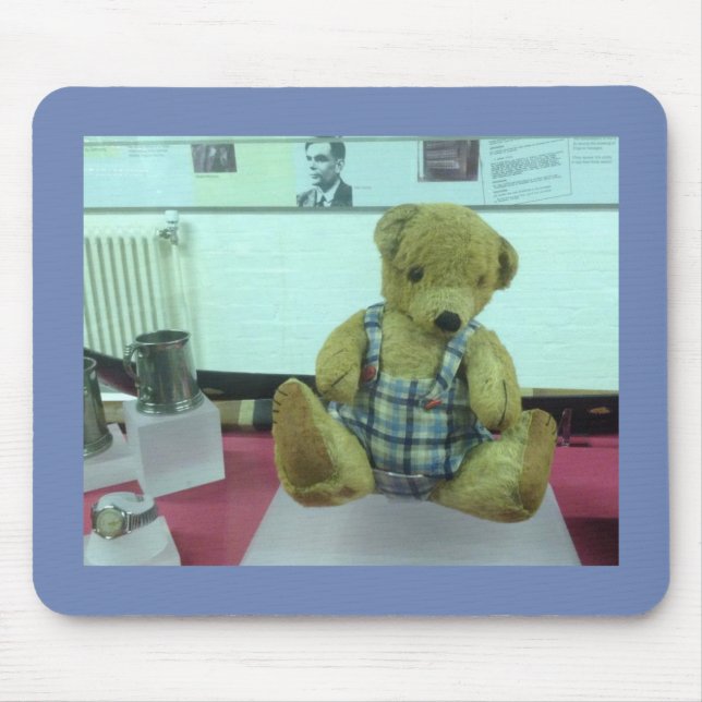 Mousepad Pargo, urso de ursinho de Alan Turing (Frente)