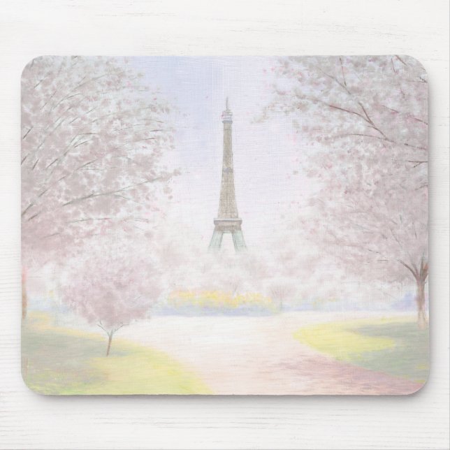 Mousepad Paris bonito nos Pastels (Frente)