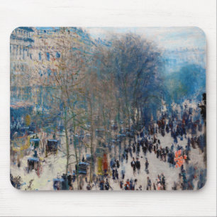 Mousepad Paris Boulevard, Claude Monet