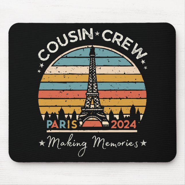 Mousepad Paris França Criando Memórias 2024 (Frente)