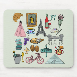 Mousepad Paris Romântica
