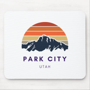 Mousepad Park City Utah Skiing Snowboard Hikers Utah Gif