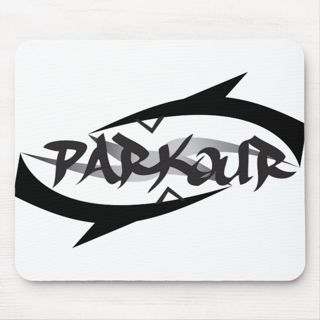 Mousepad Parkour abstrato (Frente)
