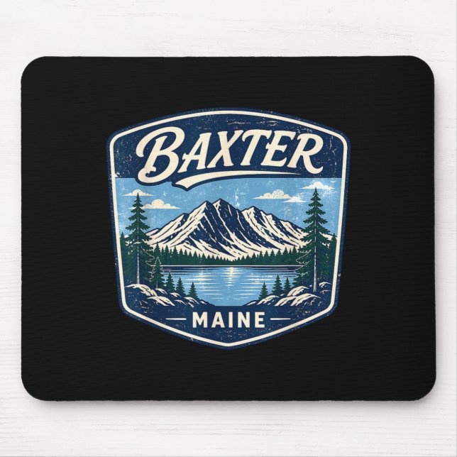 Mousepad Parque estadual baxter maine montanha caminhada ac (Frente)