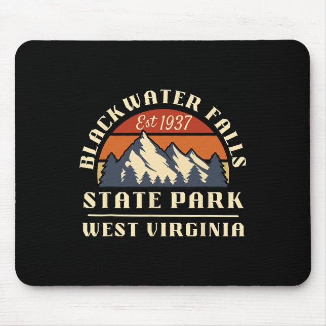 Mousepad Parque Estadual Blackwater Falls Montanha da Virgí (Frente)
