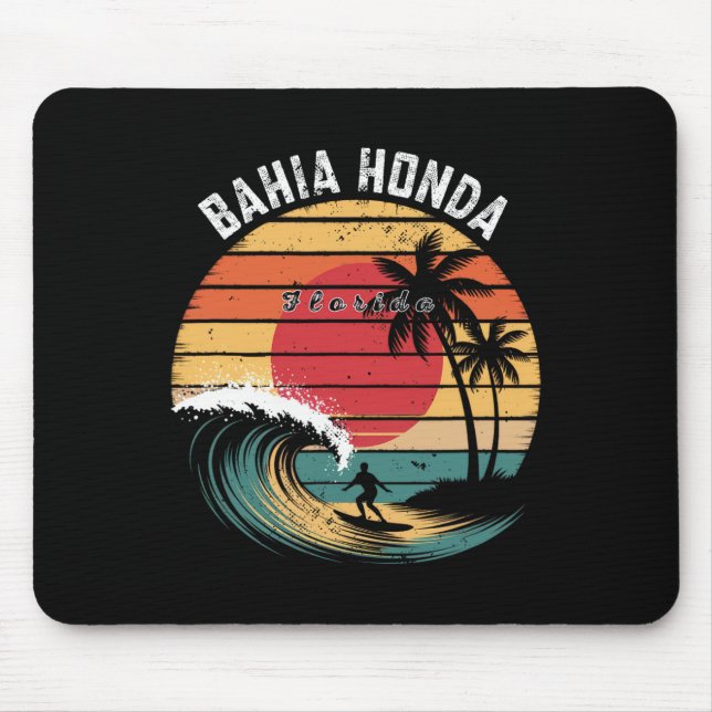 Mousepad Parque Estadual Hia Honda Flórida Praia Surfe (Frente)