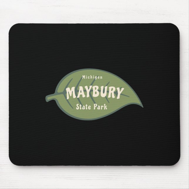 Mousepad Parque Estadual Maybury Michigan Fall deixa de lad (Frente)