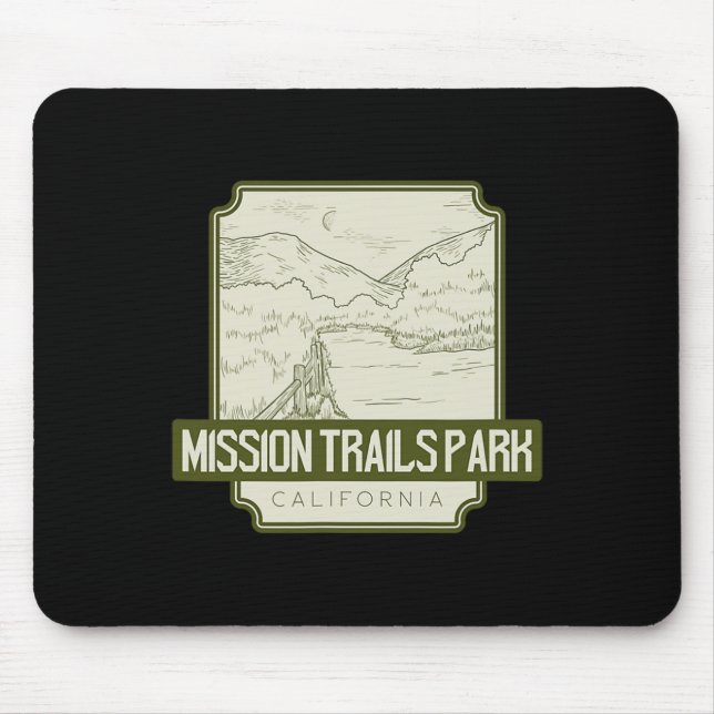 Mousepad Parque Mission Trails – Califórnia  (Frente)