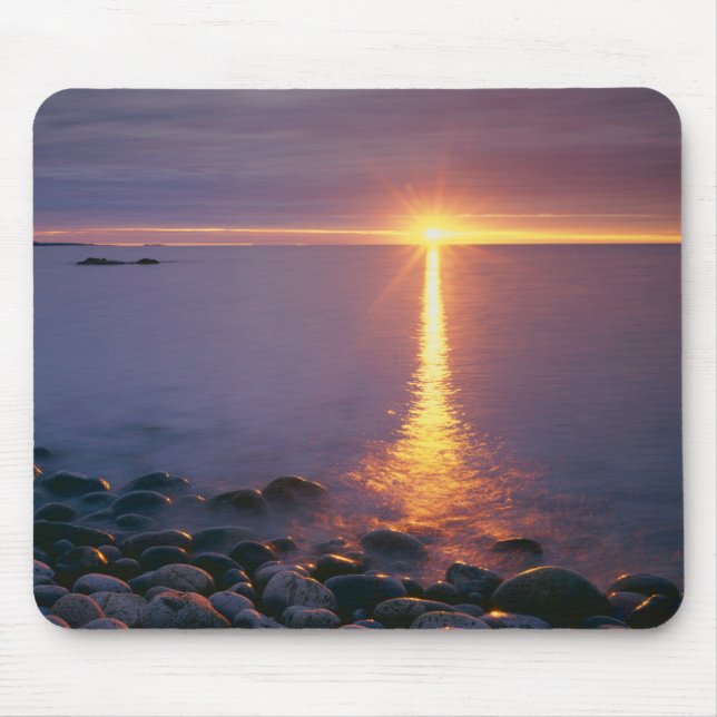 Mousepad Parque Nacional Acadia |Maine no oceano Atlântico (Frente)