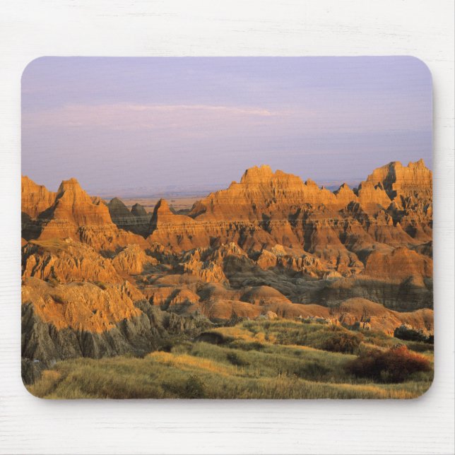 Mousepad Parque Nacional Badlands em Dakota do Sul (Frente)