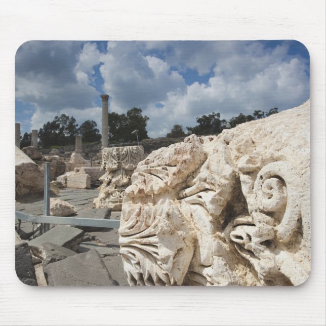 Mousepad Parque Nacional Beit She-An, ruínas da era romana (Frente)