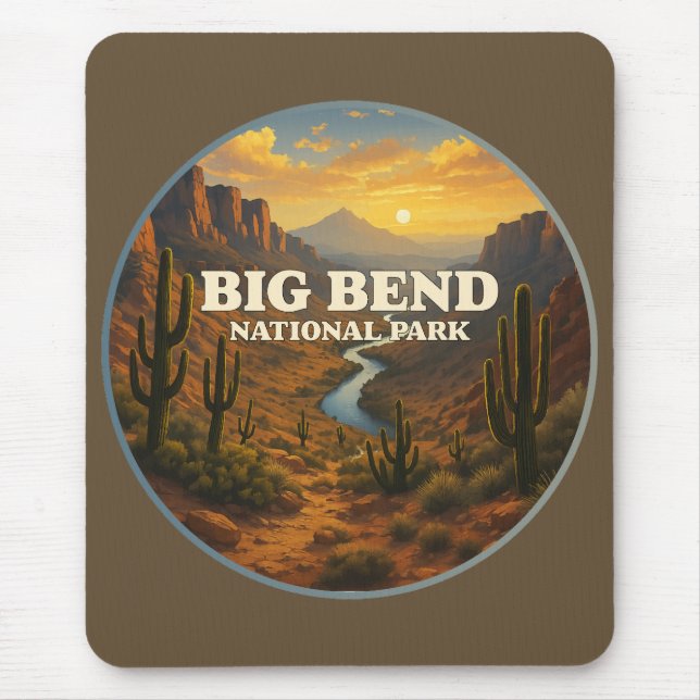 Mousepad Parque Nacional Big Bend (Frente)