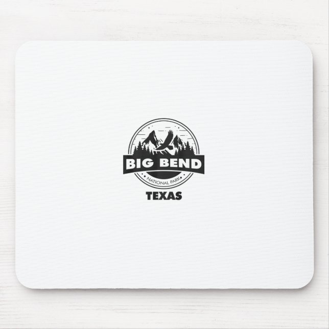 Mousepad Parque Nacional Big Bend Texas Acampamento Montanh (Frente)