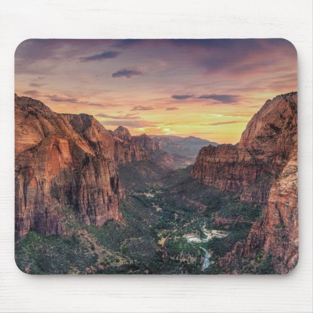 Mousepad Parque nacional da garganta de Zion (Frente)
