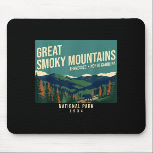 Mousepad Parque nacional das grandes montanhas fumegantes t