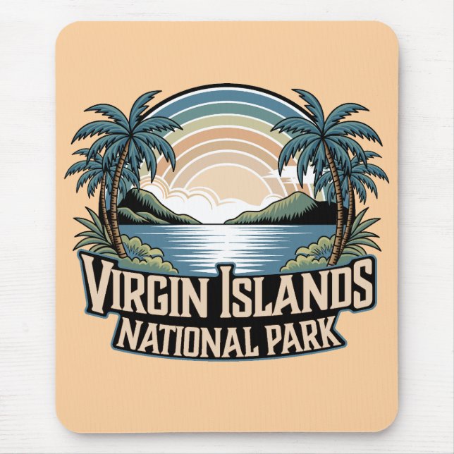 Mousepad Parque Nacional das Ilhas Virgens (Frente)