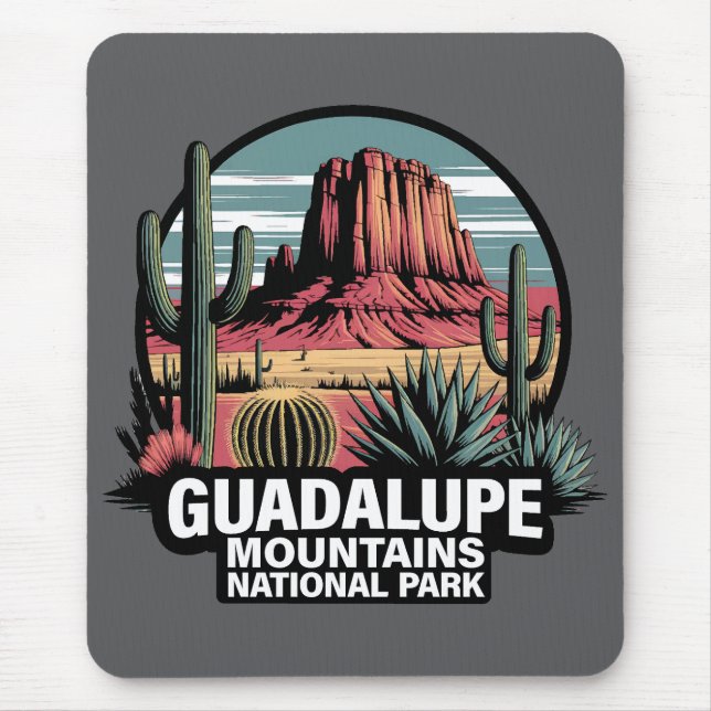 Mousepad Parque Nacional das Montanhas Guadalupe Texas (Frente)