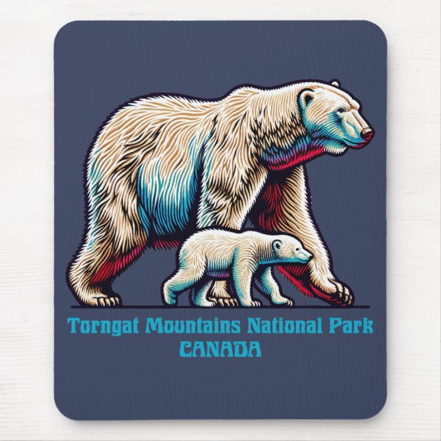 Mousepad Parque Nacional das Montanhas Torngat Canadá (Frente)