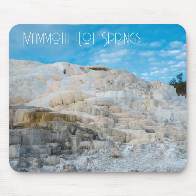 Mousepad Parque Nacional de Mammoth Hot Primaveras Yellowst (Frente)