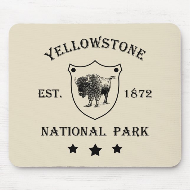 Mousepad Parque Nacional de Yellowstone (Frente)