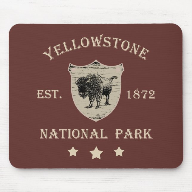 Mousepad parque nacional de yellowstone (Frente)
