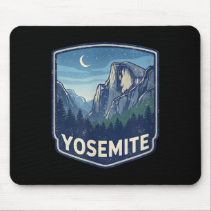 Mousepad Parque nacional de Yosemite acampamento vintage mo