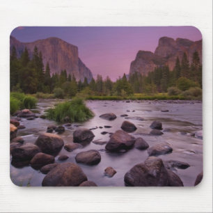 Mousepad Parque nacional de Yosemite no crepúsculo