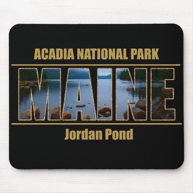 Mousepad Parque nacional do Acadia da pia batismal da (Frente)