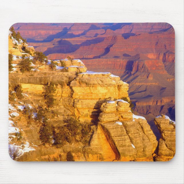 Mousepad Parque Nacional do Grand Canyon no inverno (Frente)