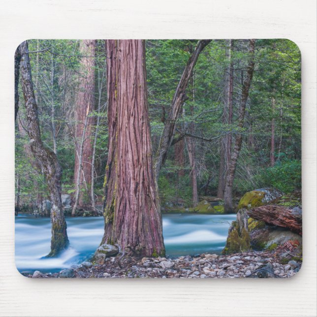 Mousepad Parque Nacional do Rio Yosemite, Sequoias e Merced (Frente)