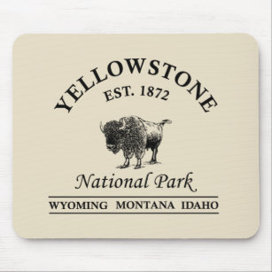 Mousepad Parque Nacional do Yellowstone Wyoming