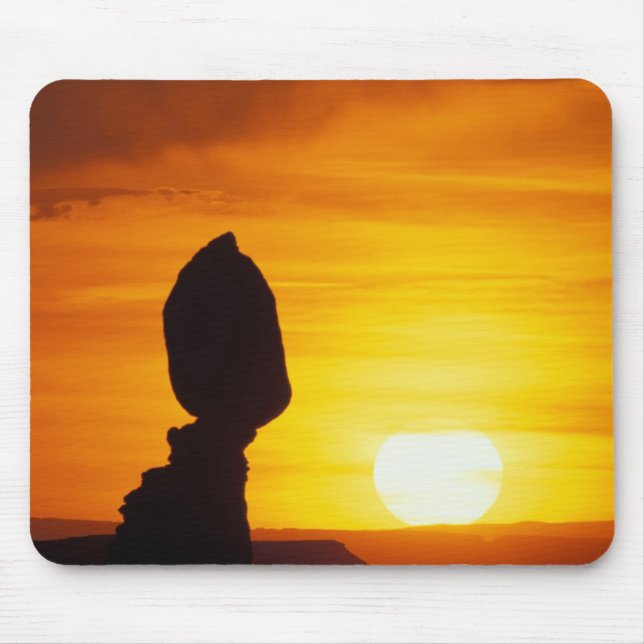 Mousepad Parque Nacional dos Arcos, UT Balance Rock em (Frente)