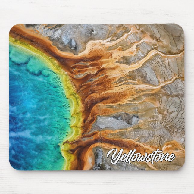 Mousepad Parque Nacional Grand Prismatic Primavera Yellowst (Frente)