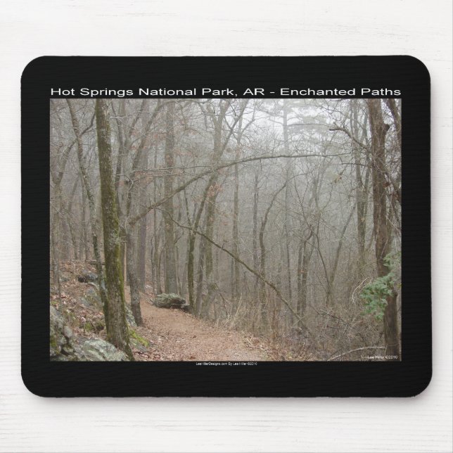 Mousepad Parque Nacional Hot Springs, AR - Caminhos Encanta (Frente)