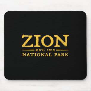 Mousepad Parque Nacional Retro Zion Utah Vintage Mulheres H