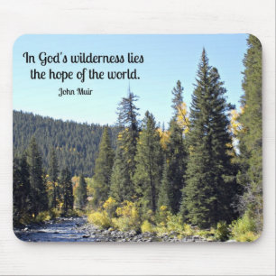 Mousepad Parque Nacional Rocky Mountain com citação
