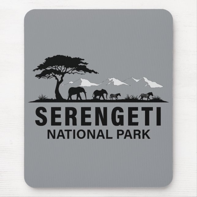Mousepad Parque Nacional Serengeti Tanzânia (Frente)