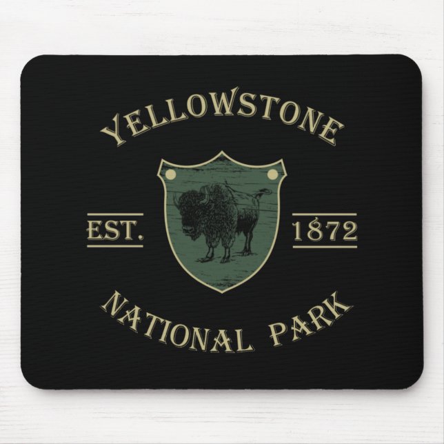 Mousepad Parque nacional Yellowstone (Frente)