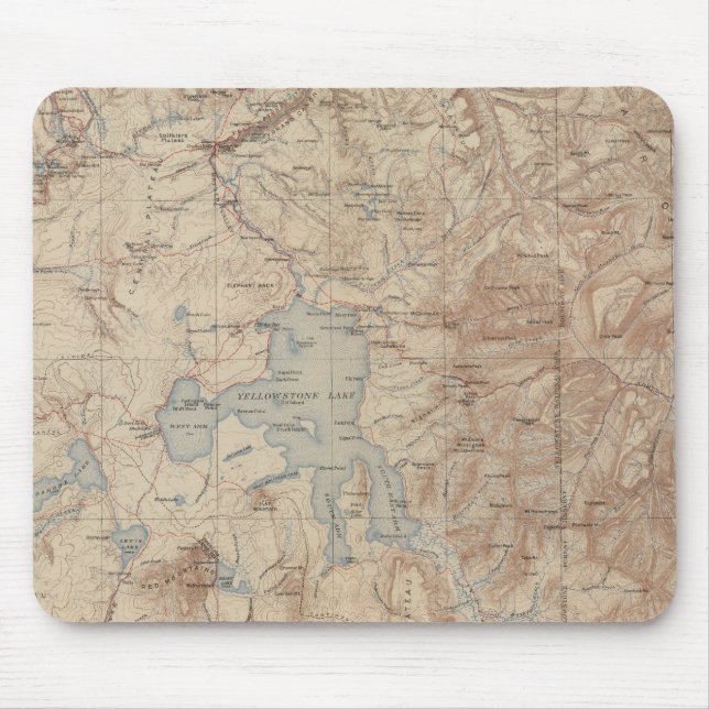 Mousepad Parque Nacional Yellowstone 2 (Frente)