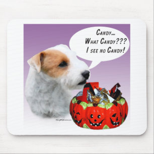 Mousepad Parson Russell Terrier Halloween Candy